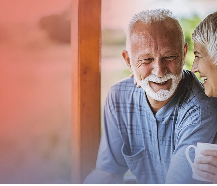 an older couple representing adults with extenstive stage small cell lung cancer   