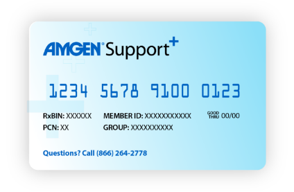 Amgen® SupportPlus card